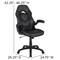 Emma and Oliver Gaming Desk and Racing Chair Set with Headphone Hook, and Monitor Stand